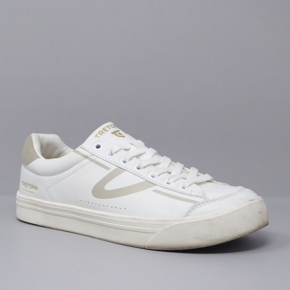 Tretorn Womens Serve White Sneakers Low Top Casual Shoes Size 7M